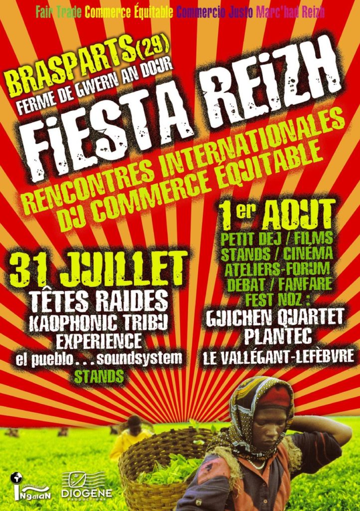 Flyer pour l'évenementiel "Fiesta Reizh" (recto)